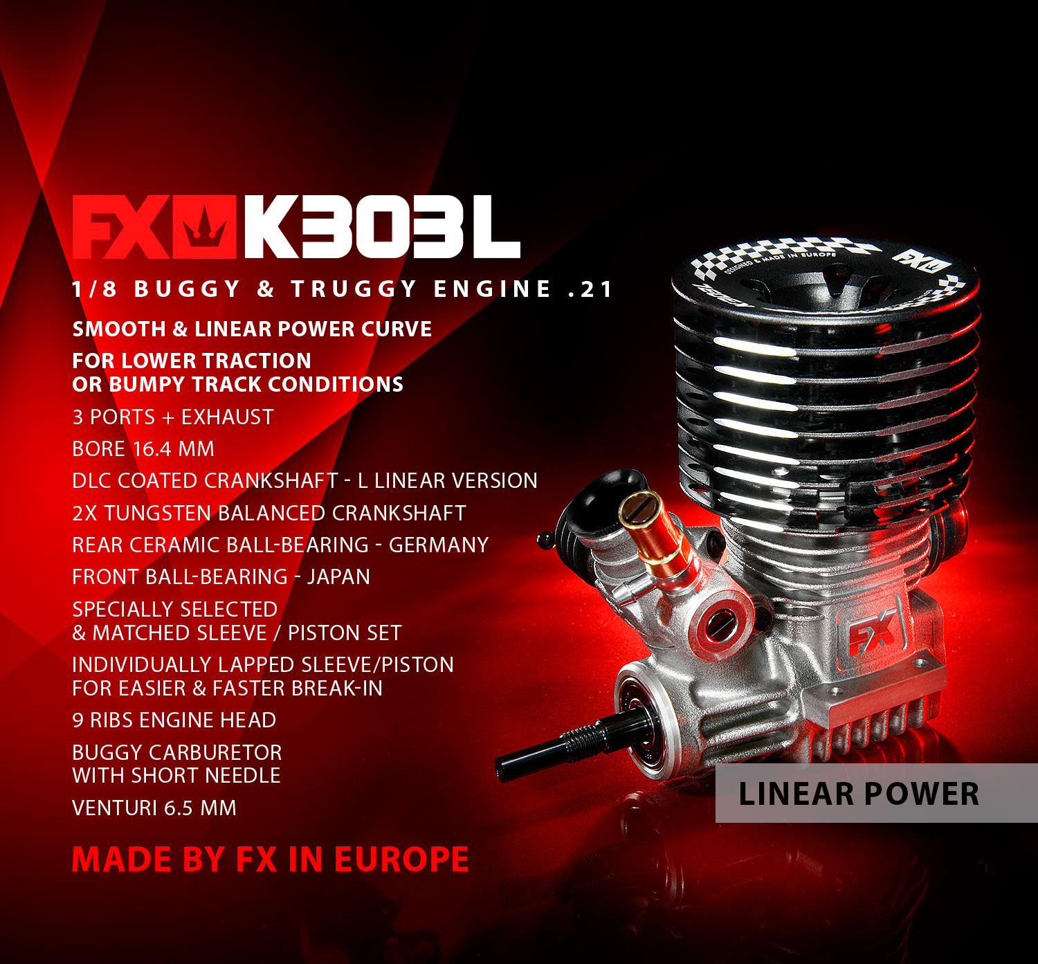 FX K303L - Linear - Combo & SPECS 